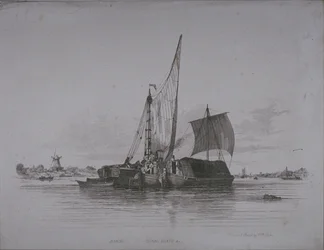 Vistas del río Támesis, 1829